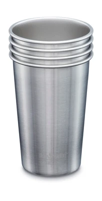 Sada kempingových pohárov Klean Kanteen Steel Pint 473 ml 4 ks