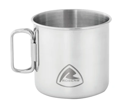 Kempingový hrnček Robens Pike Steel Mug 450 ml